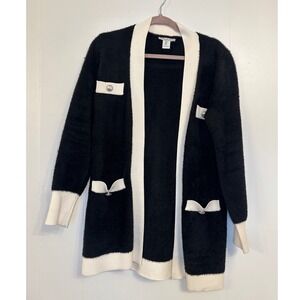 Rachel Zoe Black and White Cardigan